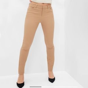 GAP Signature Skinny Ankle Trousers in Tan Size 6 Petite